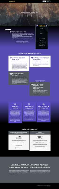Skærmbillede warcraftbot.com