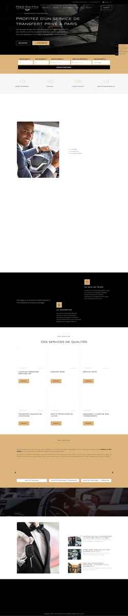 Screenshot paris-shuttle.com