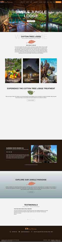 Screenshot cottontreelodge.com