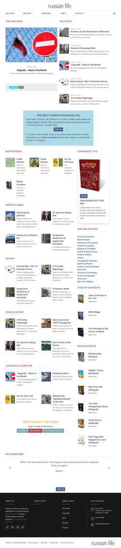 Skärmdump russianlife.com