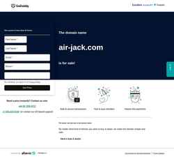 Posnetek zaslona air-jack.com