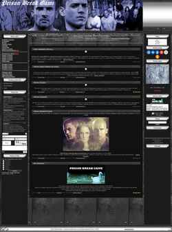 Captură de ecran prisonbreakgame.ucoz.ru