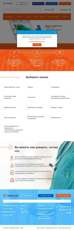 Zrzut ekranu euro-lab.ru