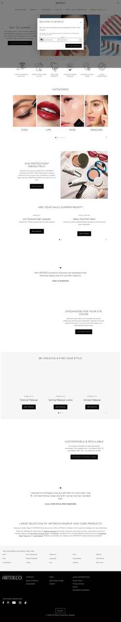 Schermata artdeco.com