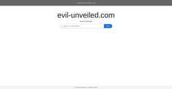 Posnetek zaslona evil-unveiled.com