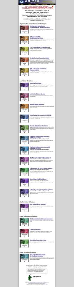 Schermata guitarconsultant.com