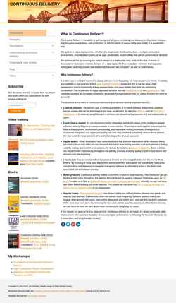 Captura de pantalla continuousdelivery.com