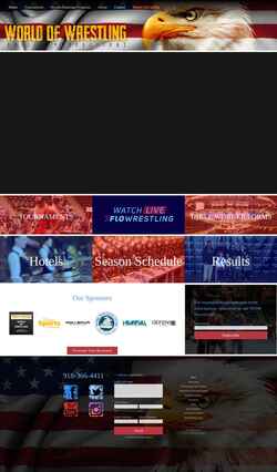 Snímek obrazovky worldofwrestling-roller.com