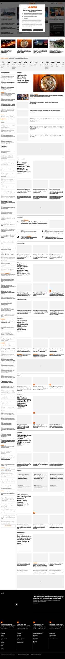 Schermata fakty.com.ua