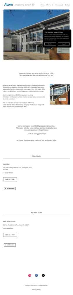 Schermata atomltd.com