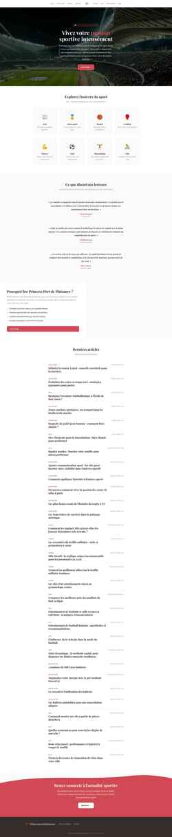 Posnetek zaslona princessportdeplaisance.com