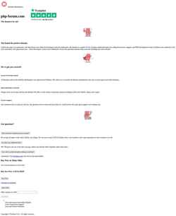 Captura de pantalla php-forum.com