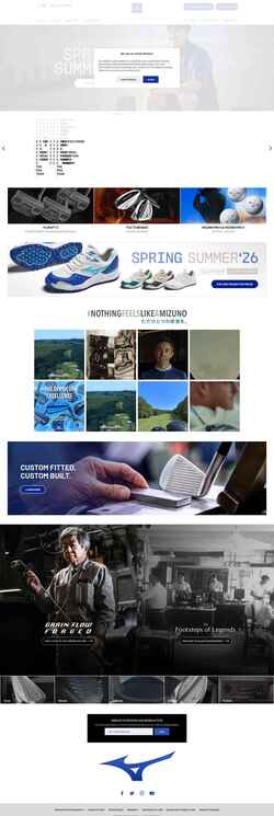 Képernyőkép mizunogolf.com