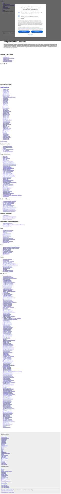 Captura de pantalla contracts.onecle.com