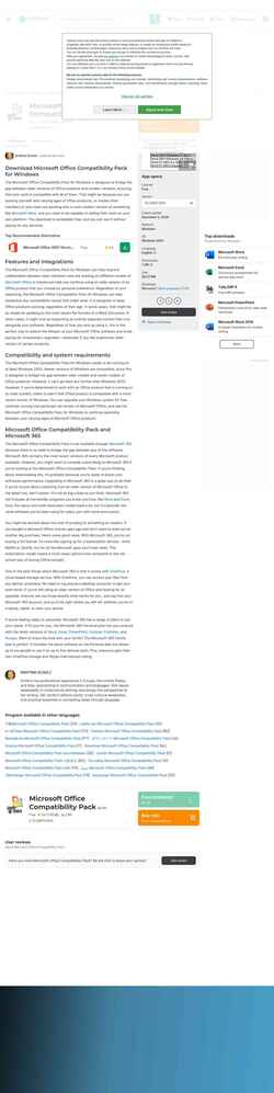 Screenshot microsoft-office-compatibility-pack.en.softonic.com