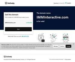Снимак екрана imminteractive.com