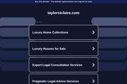 Снимак екрана taylorstclaire.com