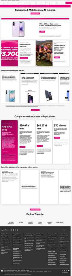 Schermata es.t-mobile.com