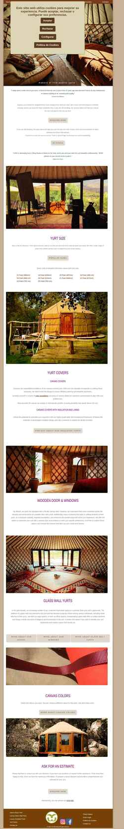 Screenshot yurtworkshop.com
