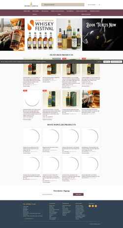 Captura de pantalla whiskycastle.com