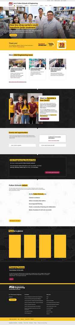 Screenshot engineering.asu.edu