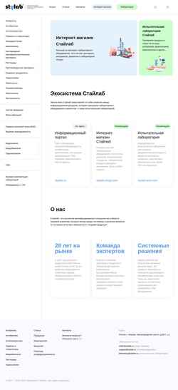 Snímek obrazovky stylab.ru