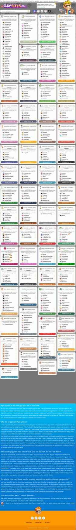 Capture d'écran mygaysites.com