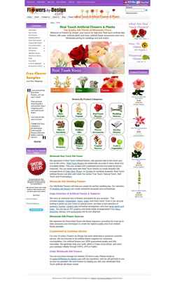 Captura de pantalla flowers-by-design.com