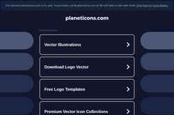 Ekran görüntüsü planeticons.com