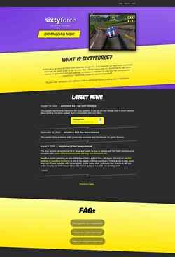 Screenshot sixtyforce.com
