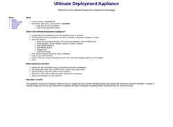 Snímek obrazovky ultimatedeployment.org