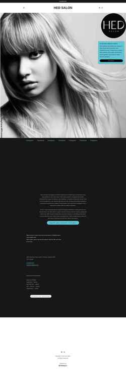 Screenshot hedsalon.com