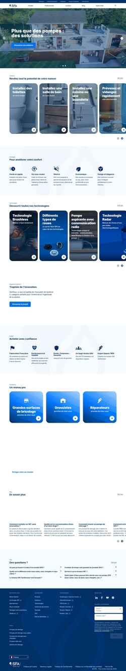 Screenshot sfa.fr