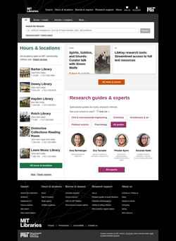 Schermafbeelding libraries.mit.edu