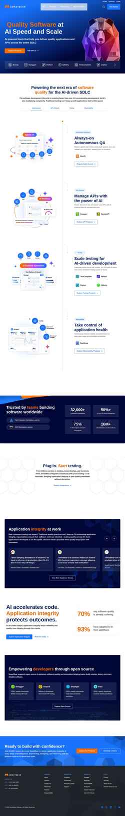 Screenshot smartbear.com