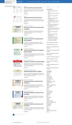 Schermata englishgrammarsoft.com