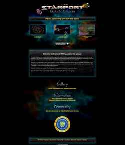 Screenshot starportgame.com