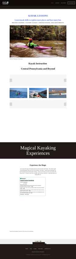 Screenshot liquidfusionkayak.com