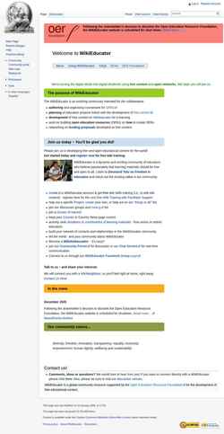 Captura de pantalla wikieducator.org