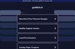 Skærmbillede goldfish.fr