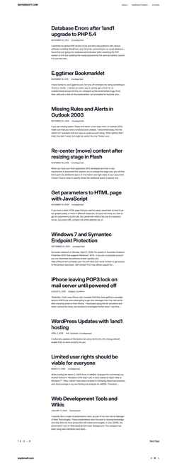 Screenshot snydersoft.com