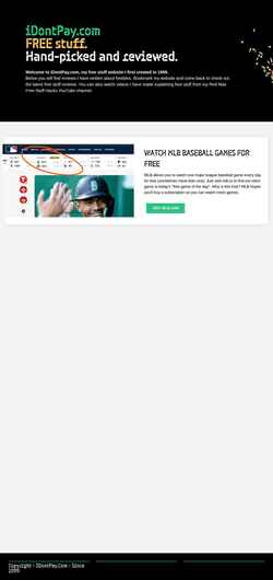 Skärmdump idontpay.com