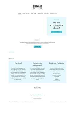 Screenshot essentialssalonky.com