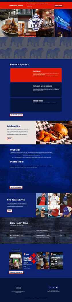 Captura de pantalla britishbulldogdenver.com