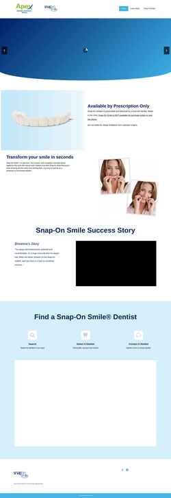 Schermata snaponsmile.com