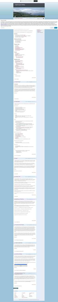 Screenshot junglegeorge.wordpress.com