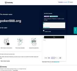 Screenshot poker888.org