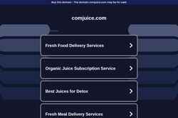 Captura de pantalla websites.comjuice.com