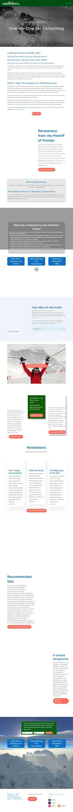 Zrzut ekranu realskiers.com