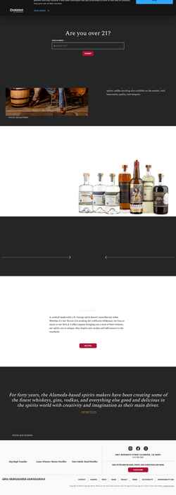 Schermafbeelding stgeorgespirits.com